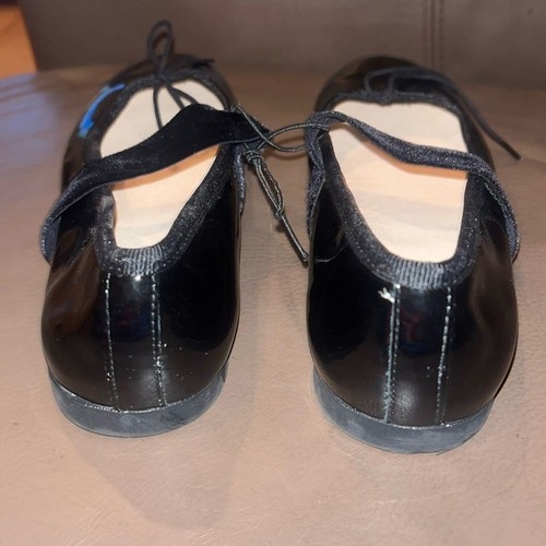 Pom D’api Dory Girls Flats Size 34 US 2-2.5 Black - Picture 2 of 6