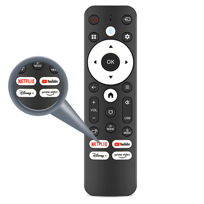 Voice Remote Control For Gaimoo 4K Smart Home Outdoor Projector GM600 NTV