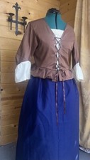Historical Reenactment Dress 3 piece set bust sizes 50-58