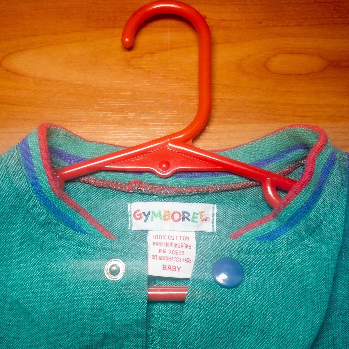 Vintage Gymboree Rainbow Tag Color Block Denim Overalls One Piece