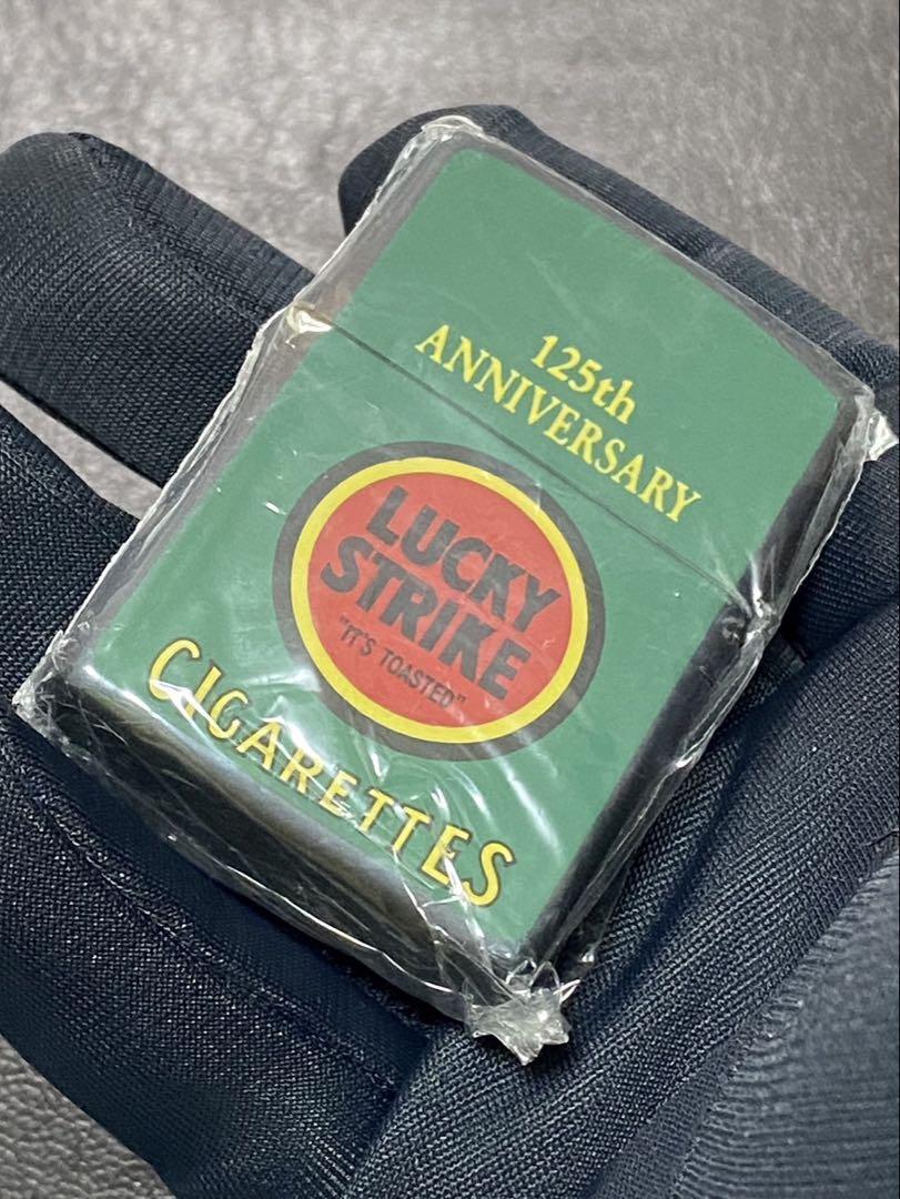 ラッキーストライク 125th Anniversary Zippo Zippo Lucky Strike 125th Anniversary Silver One Sided