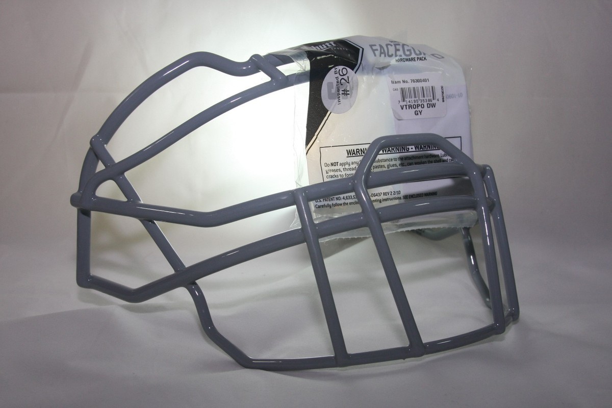 Schutt VENGEANCE Football Helmet Facemask TITANIUM ROPO-DW Gray