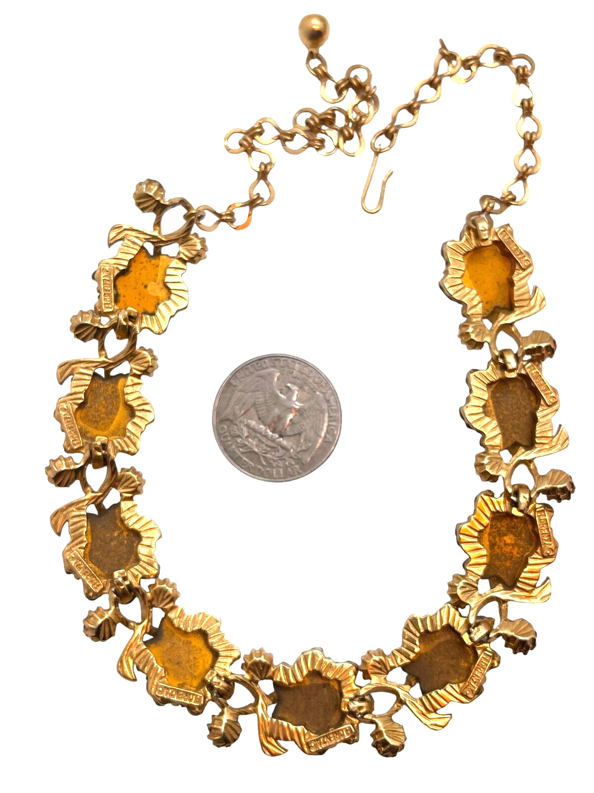 RARE Florenza Vintage "Jelly" Yellow & Opalescent Lea… Gem