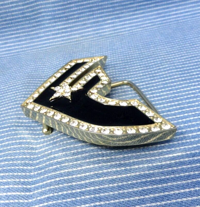 Estrellas famosas y correas F Bling cinturón hebilla hip hop rap música cultura. CPA411 Foto 4 de 4