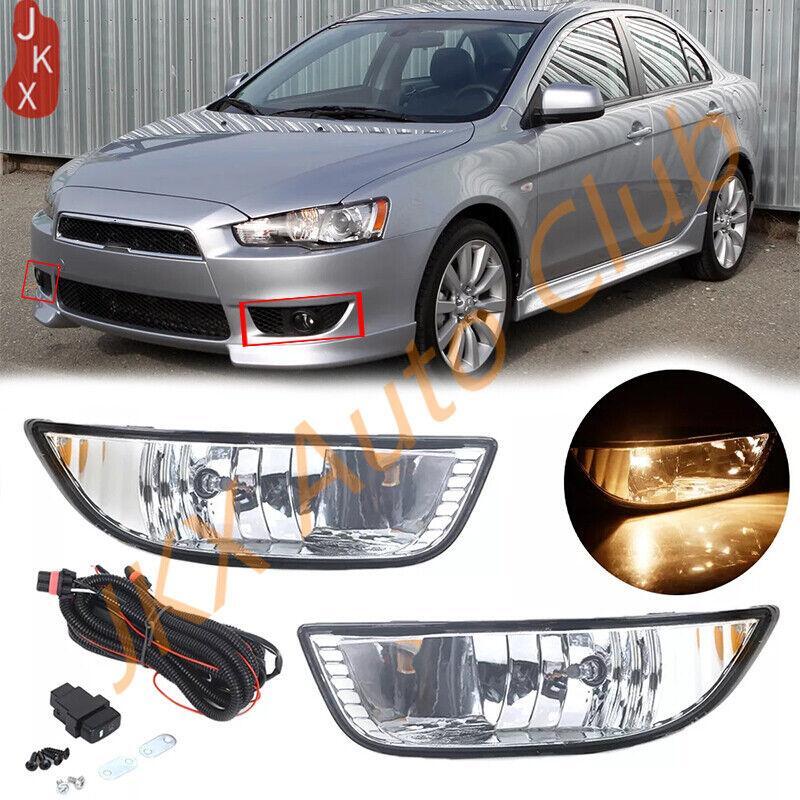 Notek FOGランプ Set Front Fog Light + Fog lamp Bezel Cover For Suzuki Swift