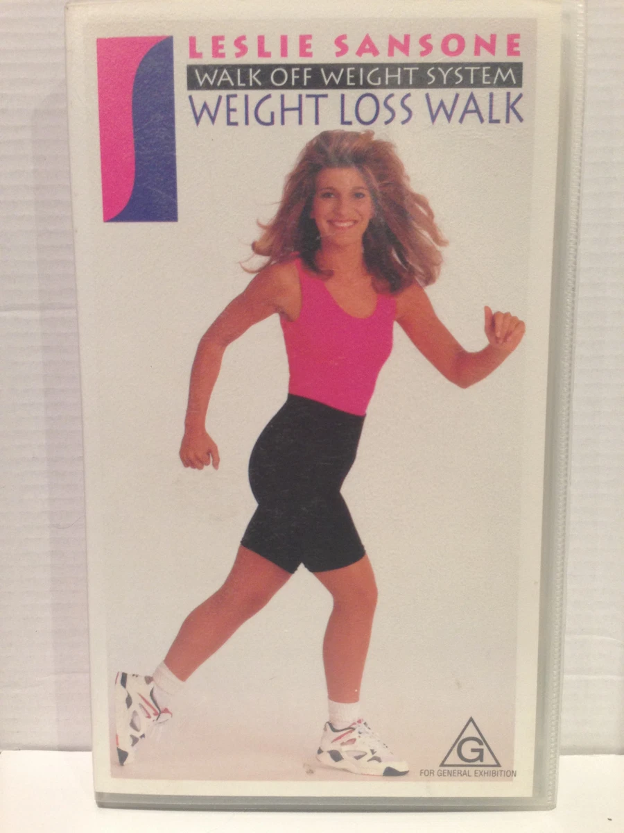 WALK OFF WEIGHT SYSTEM with LESLIE SANSONE WEIGHT LOSS WALK VHS VIDEO
