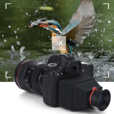 LCD Viewfinder Displaylupe Sucherlupe mit 3x Vergrößerung, geeignet für