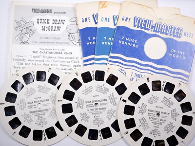 View-Master Quick Draw McGraw - 3 reels B534