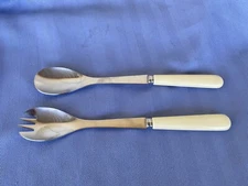 INOX 18.10 Made In France ”Serving Spoon & Fork- Used Pieces'L@@K"