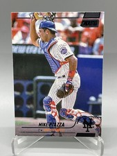 2022 Stadium Club Base Black Foil #139 Mike Piazza - New York Mets
