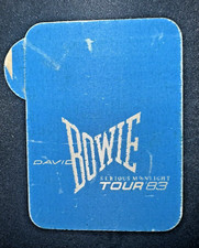 David Bowie Backstage Pass August 14 1983 Serious Moonlight Tour
