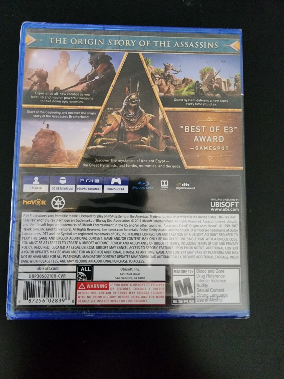 Assassin's Creed Origins - Day One Edition - Sony PlayStation 4 for sale  online