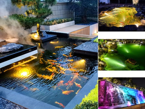 Outdoor LED Underwater Light Submersible Swimming Pool Lamp Waterproof 12V/24V - Picture 12 of 32