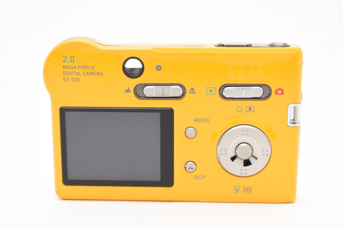 CASIO EXILIM EX-S20 イエロー 2.0メガピクセル CASIO EXILIM EX-S20 Yellow 2.0MP Compact Digital Camera | eBay