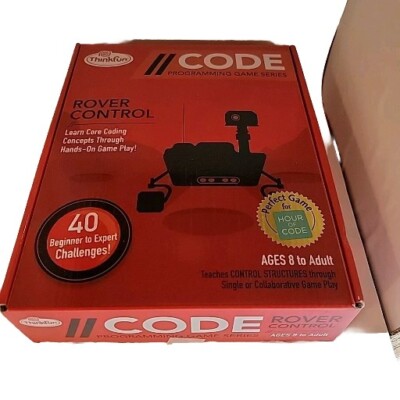 ThinkFun Code Rover Control Programming Game 40 Challenges STEM Ages 8+