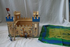 Imaginarium Medieval REAL WOOD "StoneBriar Castle"  Knights  Courtyard Map
