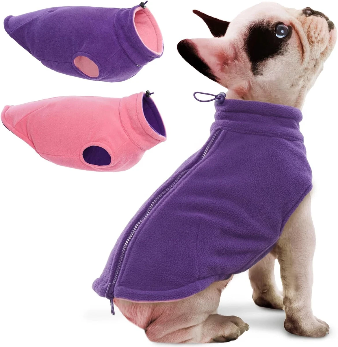 Zip up top dog sweater