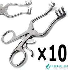 10 Pcs Surgical Weitlaner Retractor 4.5" Blunt 3x2 Prongs Veterinary Instruments