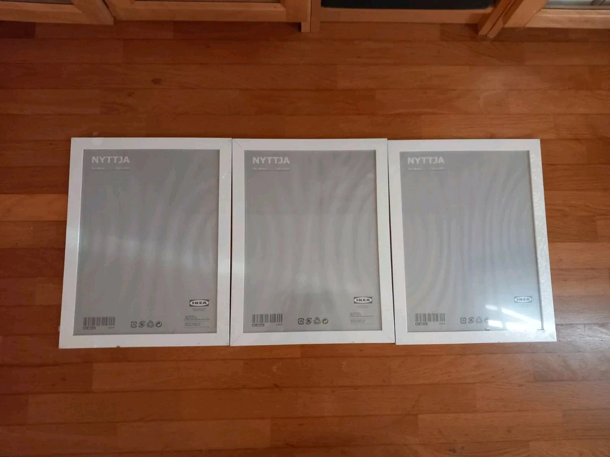 Ikea YLLEVAD - Cornici per foto leggere, 13 x 18 cm, in plastica e cartone, confezione da 4