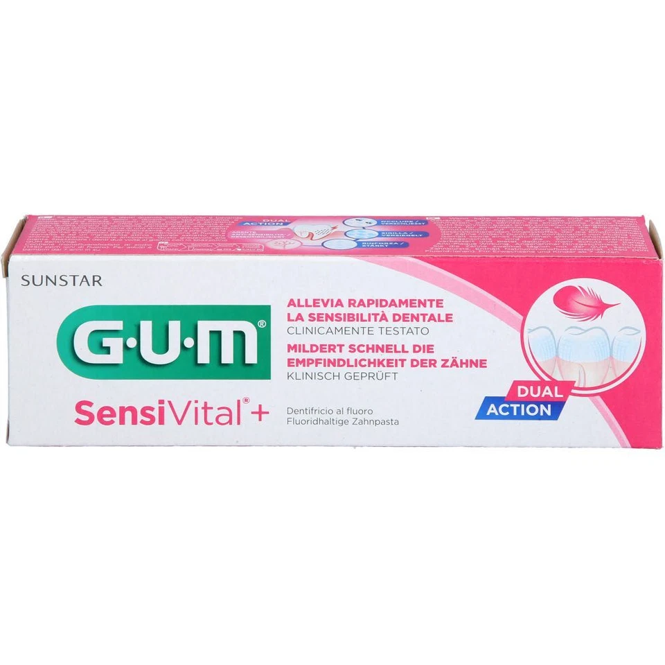 SUNSTAR DEUTSCHLAND GMBH GUM SensiVital+ Zahnpasta 75 ml PZN14041043