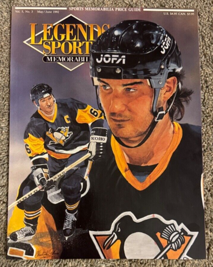 1992 Legends Sports Memorabilia Price Guide - Mario Lemieux