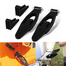 A Pair Hood Latch & Bracket for Peterbilt 357 367 377 Kenworth T300 T600