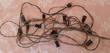 Antique 1930s String Christmas Lights Fabric ...