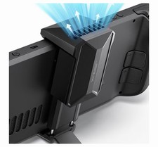 Cooling Fan for Steam Deck OLED with Stand USB Tabletop Cooler Black