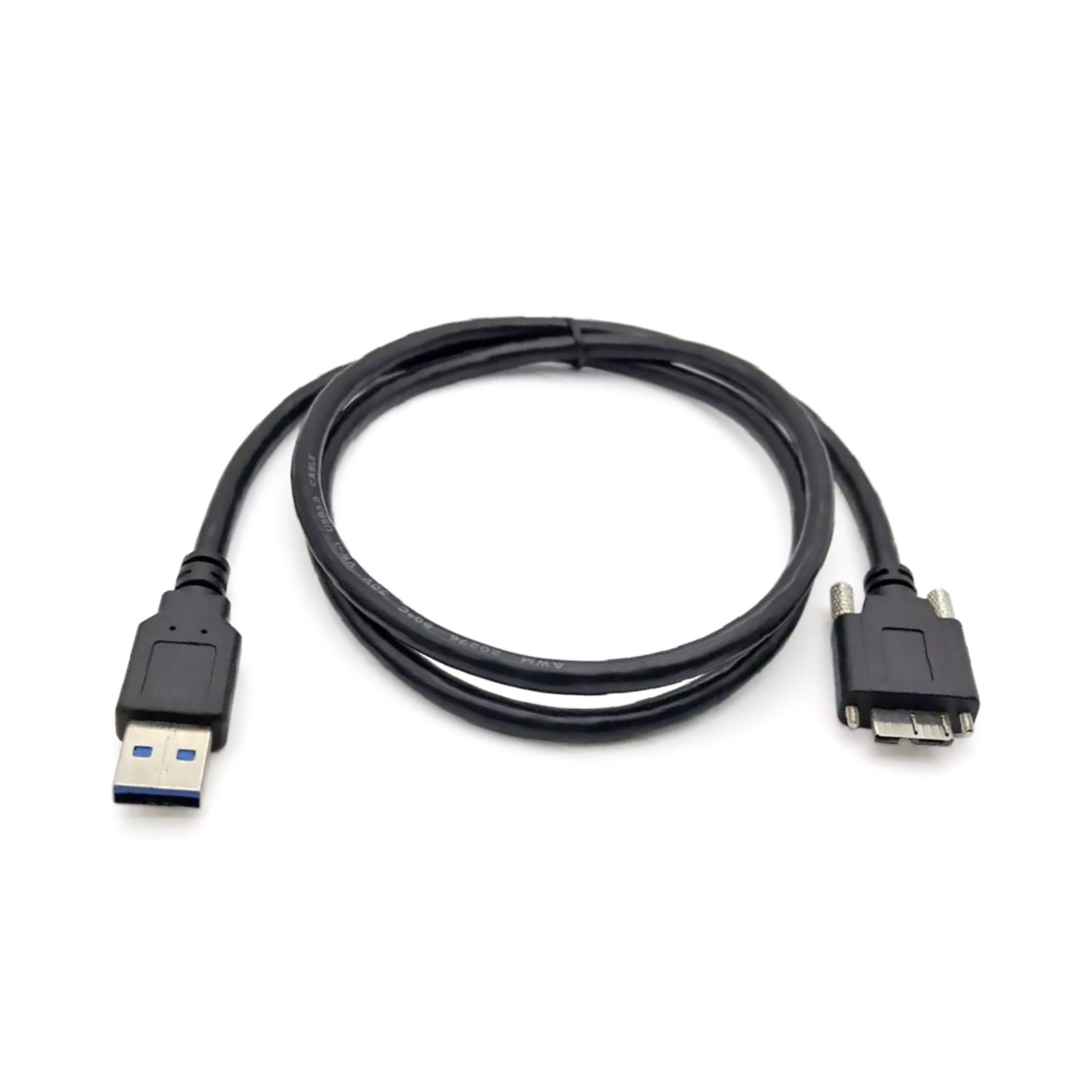 0.6m Length Micro USB 3.0 Cable 3.0AM to MicroB Industrial Camera Wire Cable
