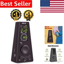 Intelligent Digital Metronome with Adaptive Volume  Rhythm Variety - Black