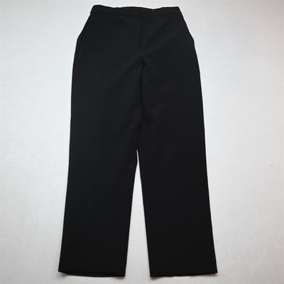Express 4 Black Editor Straight Ankle Super High Rise Dress Womens Pants