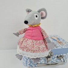 Vintage Bagpuss Lizzie Mouse Soft Toy 7 in by Golden Bear 2002 NO SOUND