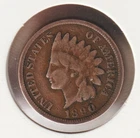 US Rare Old West 1890 Indian Head Penny Coin American Collection Shield Cent USA