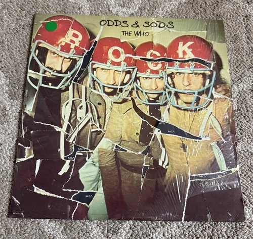 In Shrink The Who Odds & Sods 1974 1st Press w/Poster & Die Cut Cover~EX