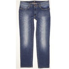 Pioneer Rando  Homme Bleu Straight Regular Stretch Jeans W36 L32 (109710)