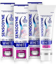 Sensodyne Clinical White Toothpaste Clinically Proven Whitening for Sensitive Te