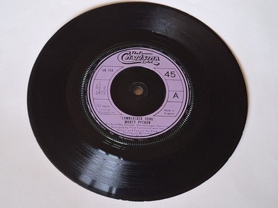 Monty Python LUMBERJACK SONG/SPAM SONG 7'' **VG+ Audio**