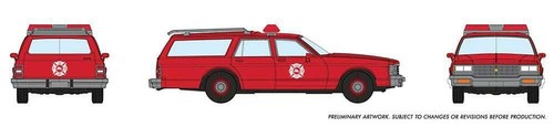 Chevrolet Impala Station Wagon Rapido HO 1980-1985 montado jefe de bomberos (800011 | Zustand: New