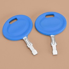 2x Bleu Clé d'allumage pour Bolens Craftsman Troy-Bilt Cub Tondeuse Tracteur