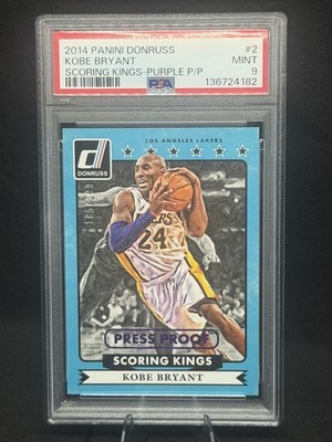 2014-15 Panini Donruss - Scoring Kings Kobe Bryant #2 Press Proof Purple 185/199