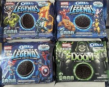 MARVEL Oreo STUF OF DOOM & Stuf of Legends Packs 1 2 3 And 4 Full Set Unopened