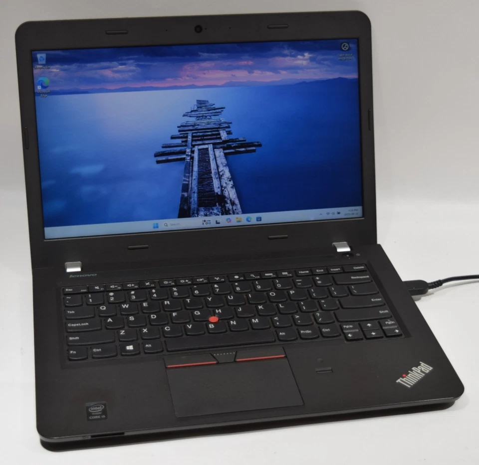 Lenovo ThinkPad E450 14" Laptop Intel i5-5200U 8GB RAM 128GB SSD Very Good - Image 2 of 4