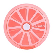 7 Compartments PP Sealed Rotatable For Weekly S With Button Light Mini Size