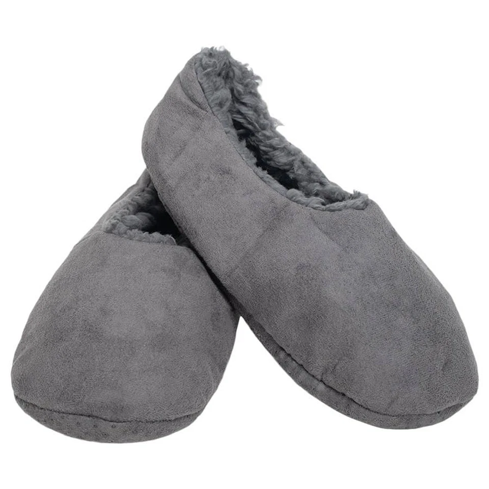 Zapatilla interior antideslizante gris para hombre
