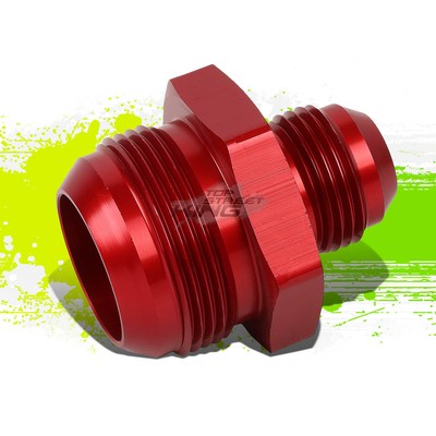 RED ALUMINUM 12AN MALE TO 20-AN FLARE REDUCER ADAPTER UNION FITTING HOSE/LINE