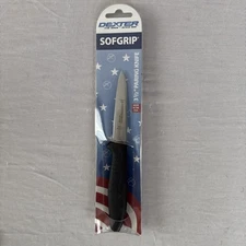 Dexter-Russel Soft Grip 3 1/4" Cook's Style Paring Knife Black New