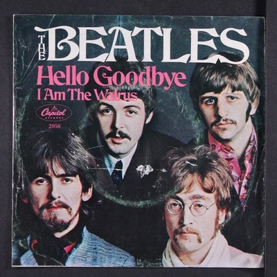 BEATLES: hello goodbye / i am the walrus CAPITOL 7