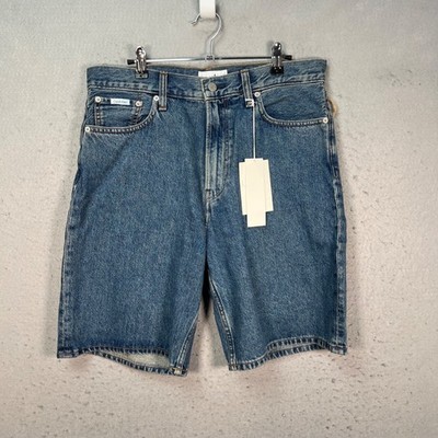 パンツ PALACE BAGGY JEAN SHORT 30 Palace Calvin Klein Mens Size 30 Denim Baggy Shorts Blue 100