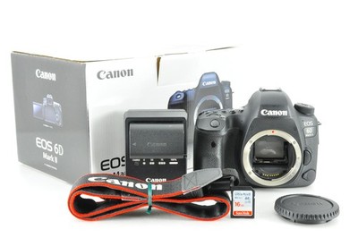 Canon EOS 6D Mark II Digital SLR Camera Near Mint sam6237 Tested Working