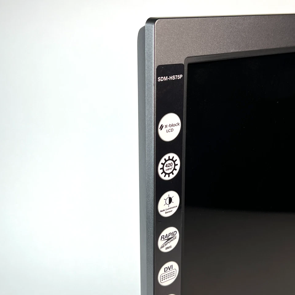 Tested ✅ - 17" Design Monitor Sony SDM-HS75P Retro Computer - Bild 3 von 4